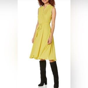 Nanette Nanette Lepore Sleeveless Flutter Pintuck Dress